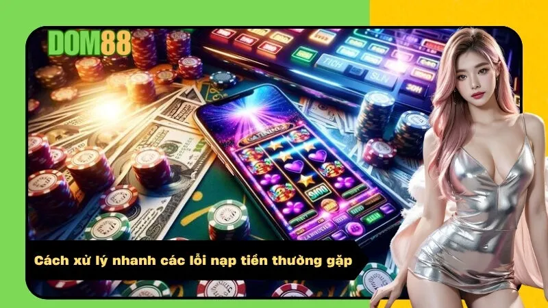Cách xử lý nhanh các lỗi nạp tiền thường gặp