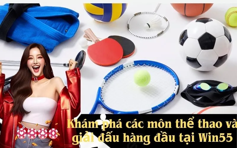 Khám phá các môn thể thao và giải đấu hàng đầu tại Win55