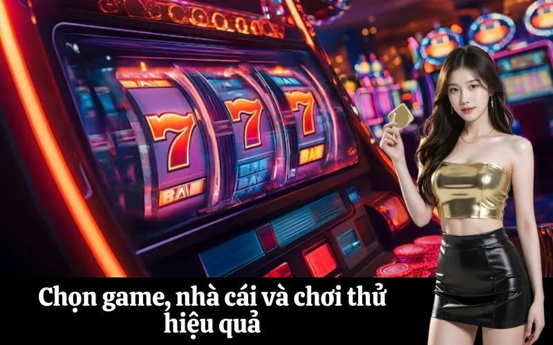 Chọn game, nhà cái và chơi thử hiệu quả