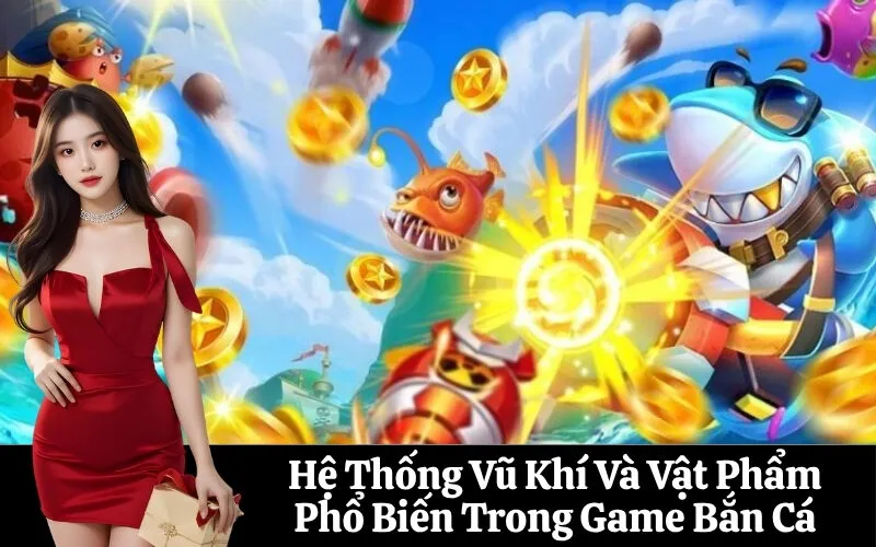 Hệ Thống Vũ Khí Và Vật Phẩm Phổ Biến Trong Game Bắn Cá